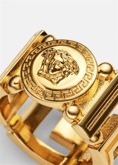 clip chain versace|versace ring women.